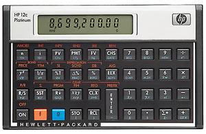HP 12C Platinum Financial Calculator 125-14016-6